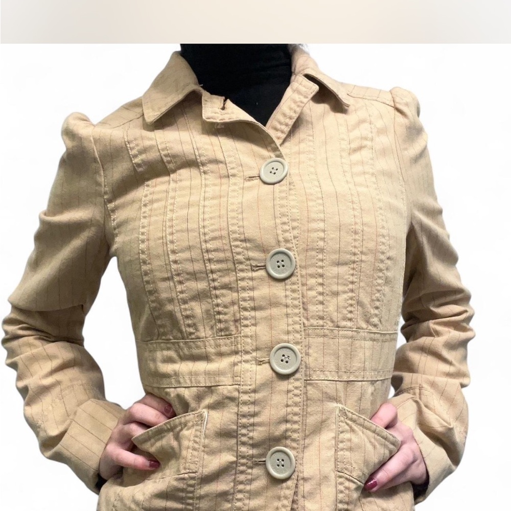 Marc Jacobs Tan Trench Coat with Tailored Silhouette